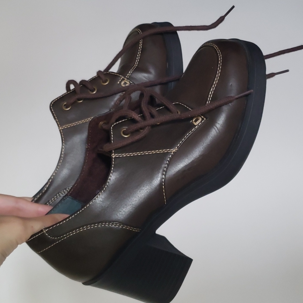 Vintage 90s y2k Mudd platform loafers